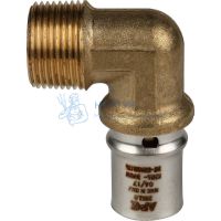 Угольник пресс 20x3/4" НР Stout SFP-0011-003420