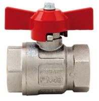 Кран шаровый прямой 1/2" вн./вн. ручка-бабочка Itap IDEAL 092