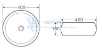 Накладная раковина BelBagno BB1065