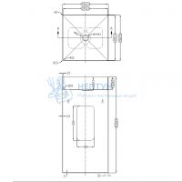 Раковина отдельностоящая Abber Wasser Kreis AF2413GM оружейная сталь