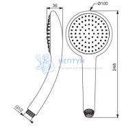 Душевая лейка Vidima FRESH BA209AA