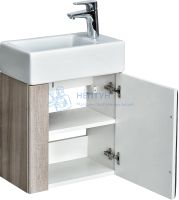 Тумба под раковину AQUATON Вита белый, ясень шимо 1A221401VTD70