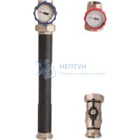 Насосная группа с прямым контуром 1" без насоса Rommer RDG-0001-002501