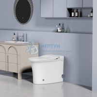 Унитаз Abber Bequem AC1125P напольный белый с импульсным смывом