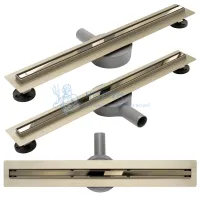 Душевой желоб с решеткой 50см Rea NEO SLIM PRO 500 Gold REA-G5692