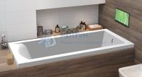Акриловая ванна C-Bath Selena 170x75 прямоугольная CBQ007003