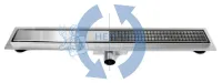 Душевой желоб с решеткой 60см Rea NEO&PURE N 600 Chrom REA-G0091