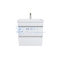 Тумба с умывальником подвесная, белая, 60 см, Zodiac, Iddis ZOD6CB0i95K подходит ум. 3506000i28