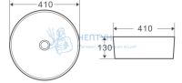 Накладная раковина BelBagno BB1315