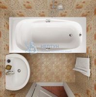 Чугунная ванна Jacob Delafon Repos 180x90 прямоугольная E2902-00