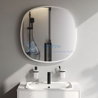 Зеркало сложной формы с контурной LED-подсветкой, ИК-сенсором, квадрат Am.Pm M8FMOX0801WGS