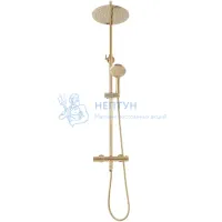 Душевая стойка с изливом REA LUNGO Gold REA-P4114