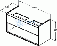 Тумба для умывальника Ideal Standard CONNECT AIR E0828EQ