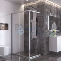 Душевая панель Taliente TA-G-A04Wcr прямоугольная настенная