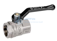 Кран шаровый прямой 1/2" вн./вн. ручка-рычаг Bugatti New Jersey 09100012