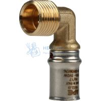 Угольник пресс 16x1/2" НР Stout SFP-0011-001216