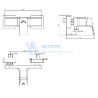 Смеситель для душа ECA Tiera ECA 102154024EX