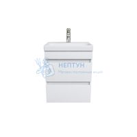 Тумба с умывальником подвесная, белая, 50 см, Zodiac, Iddis ZOD5CB0i95K подходит ум. 3505000i28