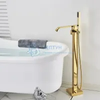 Смеситель колонна для ванны REA CARAT Gold REA-B5231