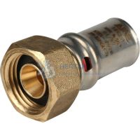 Муфта пресс с накидной гайкой 16x1/2" Stout SFP-0016-001216