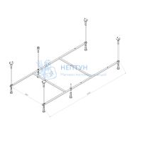 Каркас для ванны Am.Pm Func W84A-170-080W-R
