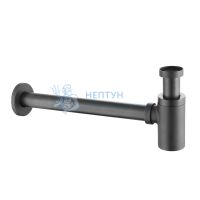 Сифон для раковины Abber AF0030NG, оружейная сталь